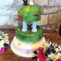 The finished masterpiece - displayed at our wedding reception